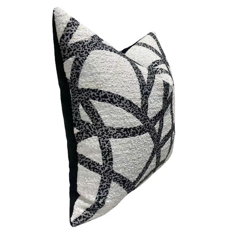 HKM-640467 Nordic Style Embroidered Pillow Cases for Living Room and Tea Room, 45x45cm & 32x52cm Options