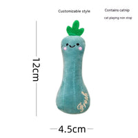 HKM-640531 Plush Catnip Toy Set for Cats - Bite-resistant & Scratch-resistant Nibbling Toys