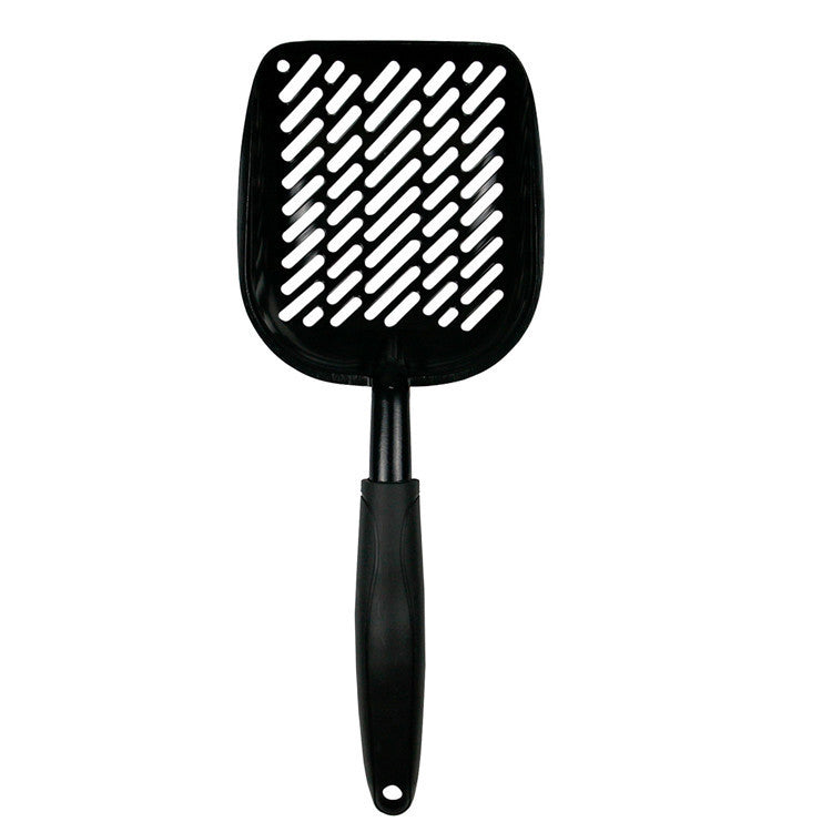HKM-640659 Large Cat Litter Scoop with Plastic Handle and Unique Cat Face Design
