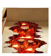 HKM-640659 Removable PVC 3D Simulation Floor Wallpaper - Waterproof, Mildew-Proof, Easy Care (60*90CM)