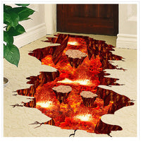 HKM-640659 Removable PVC 3D Simulation Floor Wallpaper - Waterproof, Mildew-Proof, Easy Care (60*90CM)