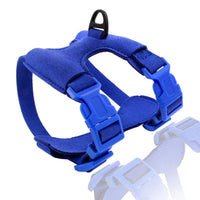HKM-640851 Adjustable Pet Chest Harness for Small and Medium Dogs - Super Fiber, Available in Multiple Colors