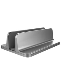 HKM-640851 Aluminum Alloy Vertical Storage Base for Laptops, Tablets, and Mobile Phones – Adjustable Width Options