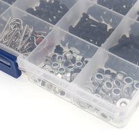 HKM-640851 M3M4 Metal Screw Box with 500 Repair Tools for Remote Control Car Models