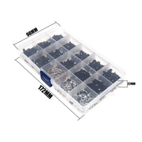 HKM-640851 M3M4 Metal Screw Box with 500 Repair Tools for Remote Control Car Models