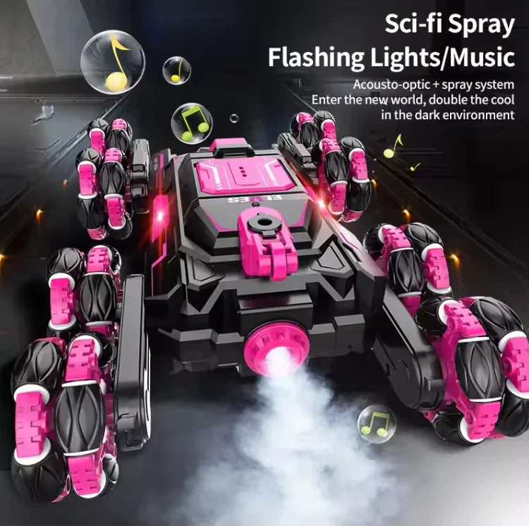 HKM-640915 Remote Control Stunt Car with WiFi Camera, Lights, and Music - Indoor/Outdoor Use, Fun for Ages 5+