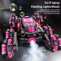 HKM-640915 Remote Control Stunt Car with WiFi Camera, Lights, and Music - Indoor/Outdoor Use, Fun for Ages 5+
