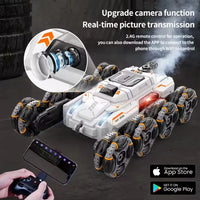 HKM-640915 Remote Control Stunt Car with WiFi Camera, Lights, and Music - Indoor/Outdoor Use, Fun for Ages 5+