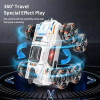 HKM-640915 Remote Control Stunt Car with WiFi Camera, Lights, and Music - Indoor/Outdoor Use, Fun for Ages 5+