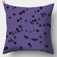 HKM-640979 Colorful Geometric Pillowcase - Modern Minimalist Design, 44 x 44 cm, Fashionable Chemical Fiber Material