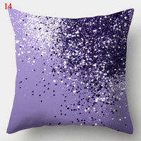 HKM-640979 Colorful Geometric Pillowcase - Modern Minimalist Design, 44 x 44 cm, Fashionable Chemical Fiber Material