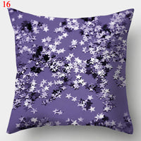 HKM-640979 Colorful Geometric Pillowcase - Modern Minimalist Design, 44 x 44 cm, Fashionable Chemical Fiber Material
