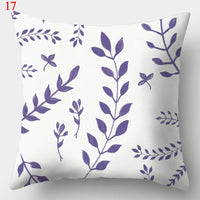 HKM-640979 Colorful Geometric Pillowcase - Modern Minimalist Design, 44 x 44 cm, Fashionable Chemical Fiber Material