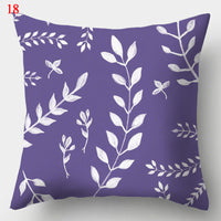 HKM-640979 Colorful Geometric Pillowcase - Modern Minimalist Design, 44 x 44 cm, Fashionable Chemical Fiber Material