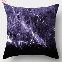 HKM-640979 Colorful Geometric Pillowcase - Modern Minimalist Design, 44 x 44 cm, Fashionable Chemical Fiber Material