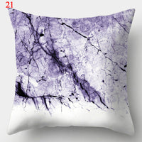 HKM-640979 Colorful Geometric Pillowcase - Modern Minimalist Design, 44 x 44 cm, Fashionable Chemical Fiber Material