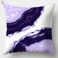 HKM-640979 Colorful Geometric Pillowcase - Modern Minimalist Design, 44 x 44 cm, Fashionable Chemical Fiber Material