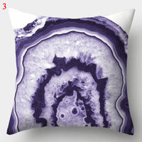HKM-640979 Colorful Geometric Pillowcase - Modern Minimalist Design, 44 x 44 cm, Fashionable Chemical Fiber Material