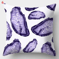 HKM-640979 Colorful Geometric Pillowcase - Modern Minimalist Design, 44 x 44 cm, Fashionable Chemical Fiber Material