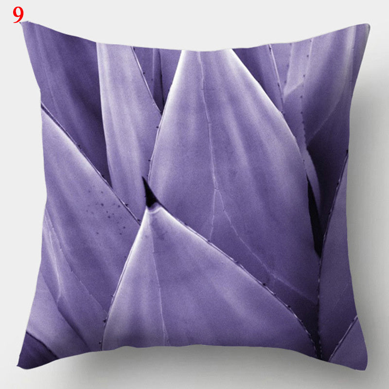 HKM-640979 Colorful Geometric Pillowcase - Modern Minimalist Design, 44 x 44 cm, Fashionable Chemical Fiber Material