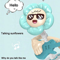 HKM-641235 Dancing Sunflower Music Toy for Kids | Electric Glide Flower Doll Educational Toy