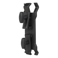 HKM-641235 Tripod Umbrella Clip for iPhone Models - Black ABS Material, Max Load Under 2 kg