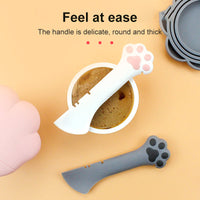 HKM-641491 Multifunctional Pet Canned Spoon and Jar Opener for Dogs and Cats - Durable Silicone with Soft Grip