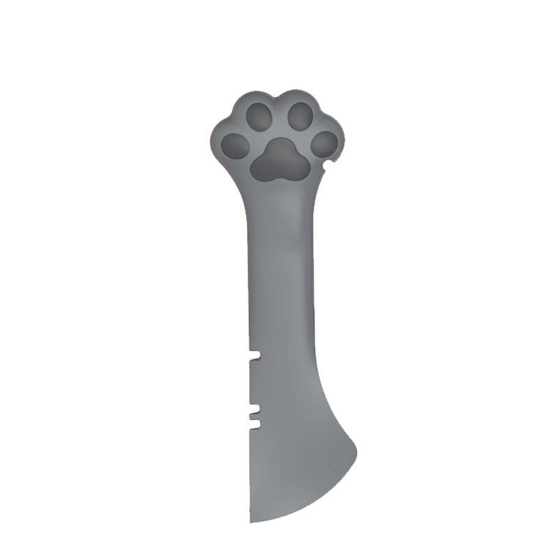 HKM-641491 Multifunctional Pet Canned Spoon and Jar Opener for Dogs and Cats - Durable Silicone with Soft Grip