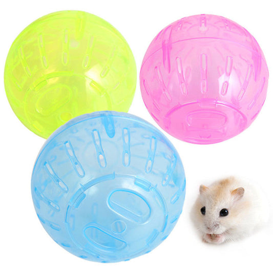 HKM-641747 Hamster Jogging Ball for Play and Exercise – Colorful, Multi-Hole Design, 10 cm Diameter