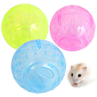 HKM-641747 Hamster Jogging Ball for Play and Exercise – Colorful, Multi-Hole Design, 10 cm Diameter