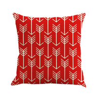 HKM-642195 Geometric Abstract Linen Cushion Cover 45x45cm - Modern Office Pillowcase
