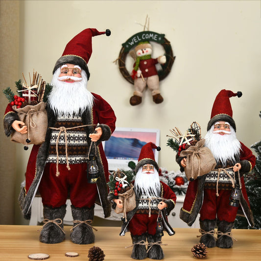 HKM-642259 Stylish Handmade Santa Claus Ornaments for Children's Toys and Home Decor - Available in 30cm, 45cm, 60cm Sizes