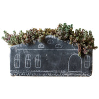 HKM-642579 Charming Ceramic Little House Flower Pot for Garden and Balcony Decor
