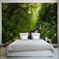 HKM-642643 Non-Woven Fabric TV Background Wallpaper - Durable, Fireproof, Waterproof, Moisture-Proof Design