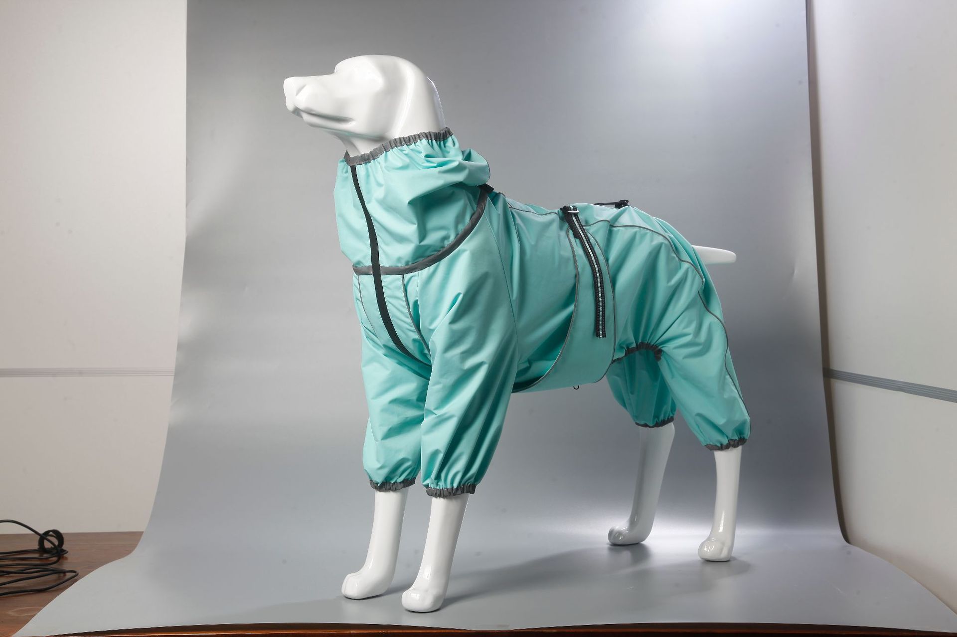 HKM-642643 Warm Cotton-Padded Dog Shell Jacket for All Sizes - Red, Black, Light Blue, Gray