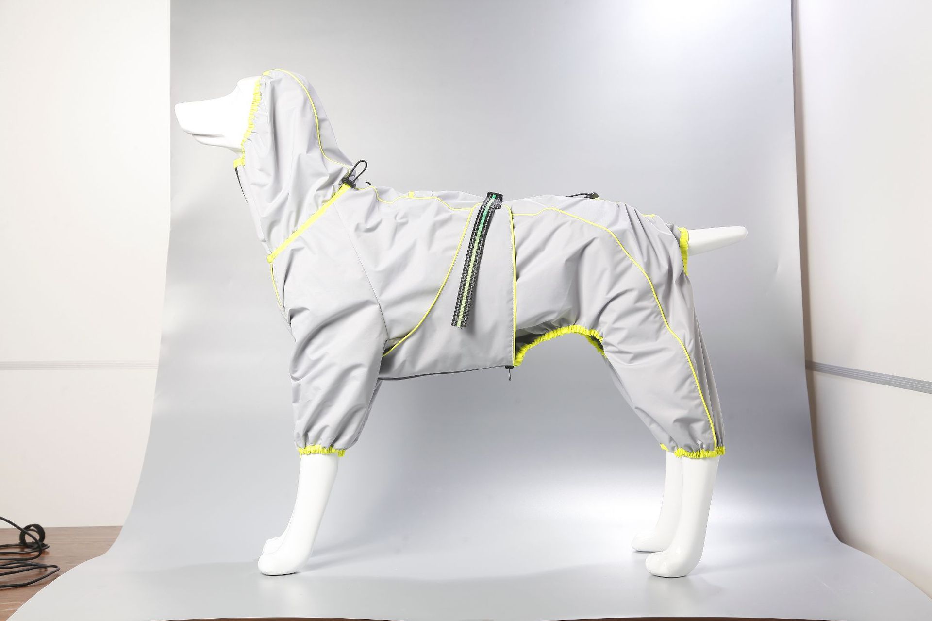 HKM-642643 Warm Cotton-Padded Dog Shell Jacket for All Sizes - Red, Black, Light Blue, Gray