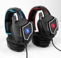HKM-642707 7.1 Surround Sound Computer Headset with Reflective Microphone and Noise Isolation