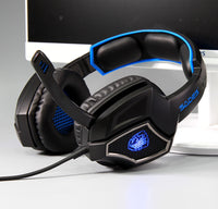 HKM-642707 7.1 Surround Sound Computer Headset with Reflective Microphone and Noise Isolation