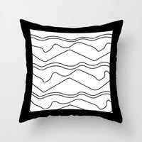 HKM-642707 Geometric Patterned Light Luxury Waist Cushion Pillowcase - Multiple Designs Available