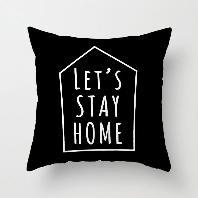 HKM-642707 Geometric Patterned Light Luxury Waist Cushion Pillowcase - Multiple Designs Available