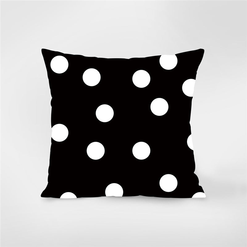HKM-642707 Geometric Patterned Light Luxury Waist Cushion Pillowcase - Multiple Designs Available