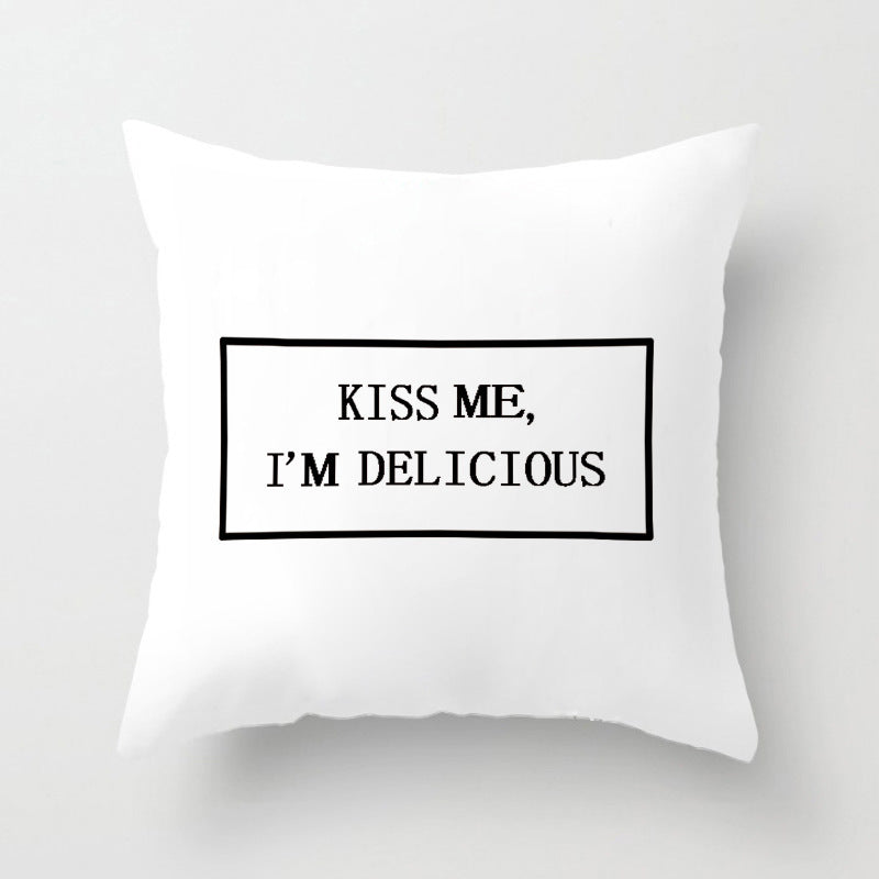 HKM-642707 Geometric Patterned Light Luxury Waist Cushion Pillowcase - Multiple Designs Available