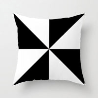 HKM-642707 Geometric Patterned Light Luxury Waist Cushion Pillowcase - Multiple Designs Available