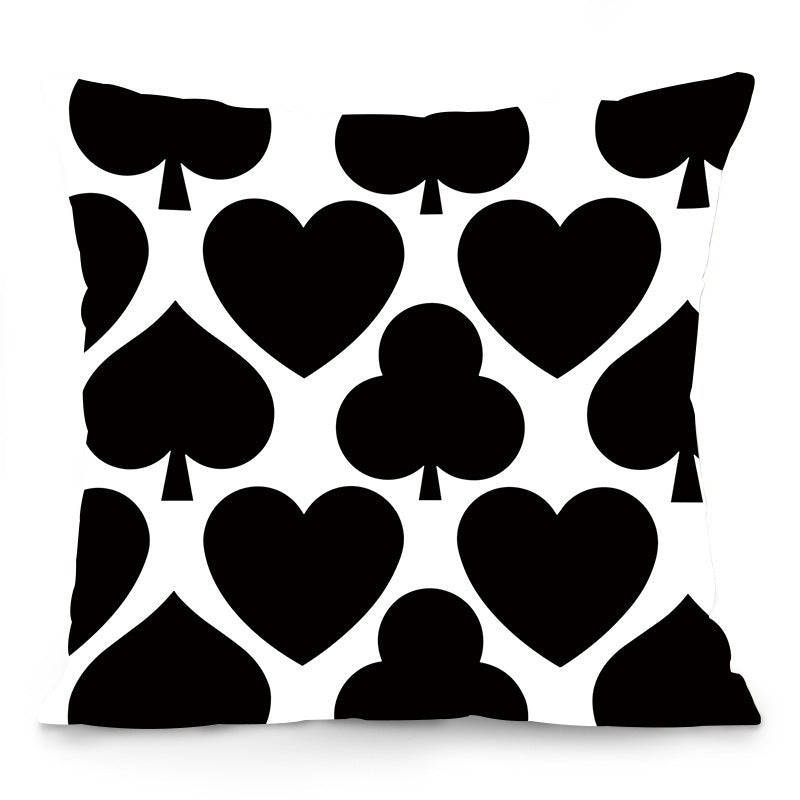 HKM-642707 Geometric Patterned Light Luxury Waist Cushion Pillowcase - Multiple Designs Available