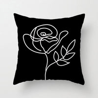 HKM-642707 Geometric Patterned Light Luxury Waist Cushion Pillowcase - Multiple Designs Available
