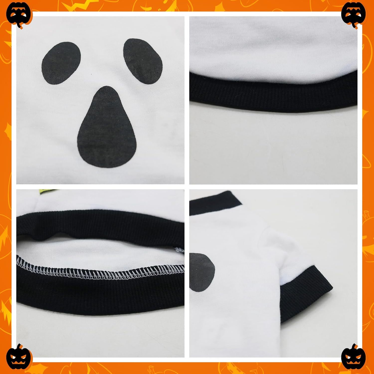 HKM-642835 Halloween Dog Skeleton Costume - Lightweight Sweatshirt for Small Pets