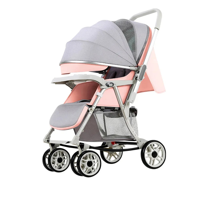KTX-642835 Luxury Lightweight Foldable Baby Stroller Rocking Chair Trolley with designer features