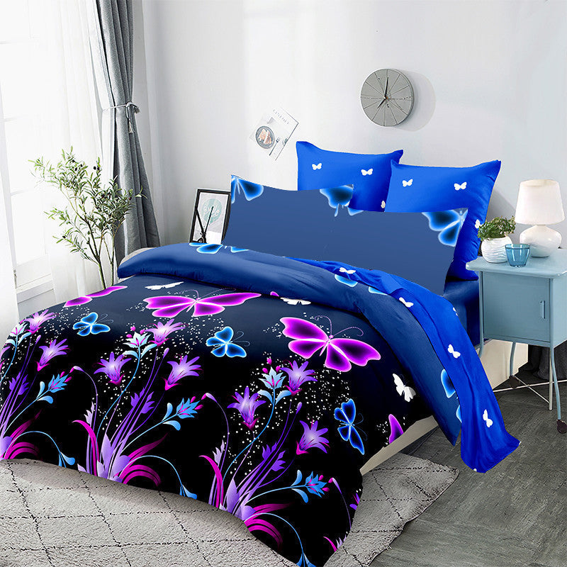HKM-642963 Butterfly Design Polyester Baby Bedding Set, Multi-Size Options available