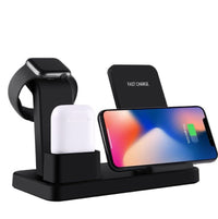 HKM-643027 Vertical Wireless Charger - Type-C Input 9V, Output 1.5V, 1000mA Charging Current, Available in Black and Gray