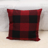 HKM-643091 Plaid Decorative Pillow Cover for Sofa - Modern Design, Multiple Sizes Available